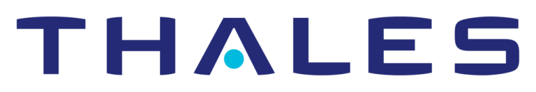 Blue logo of the Thales